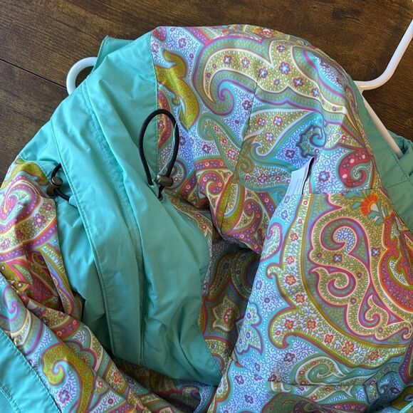 Masters Magnolia Lane Aqua Vest large zipper - Picture 4 of 6